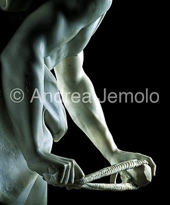 Borghese gallery David releasing the sling - Detail | Andrea Jemolo