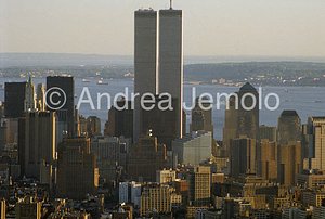 Twin Towers - Downtown from Empire State Bld.  | Andrea Jemolo