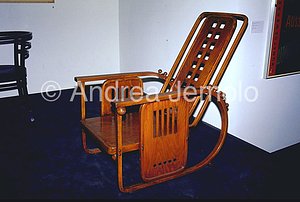 Museum of Modern Art Easy chair with adjustable back | Andrea Jemolo