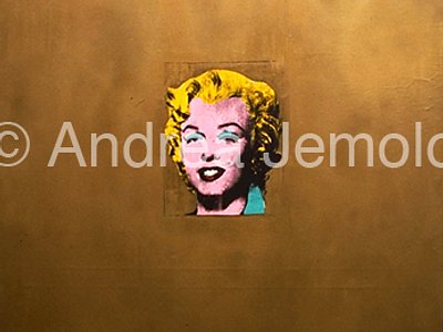 Museum of Modern Art Gold Marilyn Monroe | Andrea Jemolo