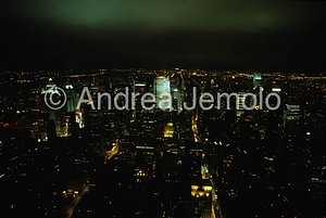 Manhattan Nightime from Above | Andrea Jemolo