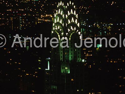 Chrysler Building Nightime from Above | Andrea Jemolo