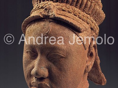 Ife National Museum Testa coronata di regina - terracotta - Ife | Andrea Jemolo