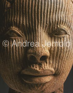 Nigerian National Museum Head - terracotta - Owo | Andrea Jemolo
