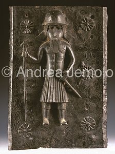 Nigerian National Museum Plate with Portuguese soldier | Andrea Jemolo