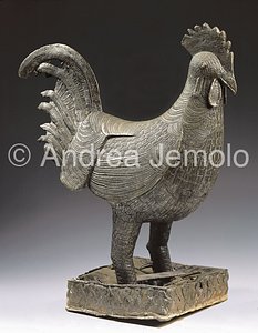 Nigerian National Museum Rooster - bronze - Benin | Andrea Jemolo