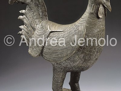 Nigerian National Museum Gallo - bronzo - Benin | Andrea Jemolo