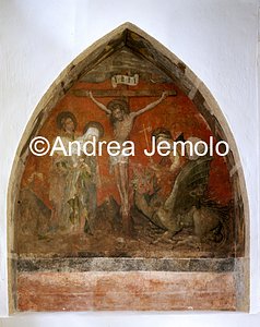Cathedral Chapel of the Avesnes - Crocifixion - fresco | Andrea Jemolo