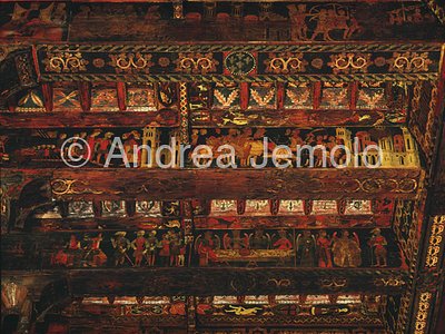 Chiaramonte palace - Steri Wooden ceiling - Detail | Andrea Jemolo