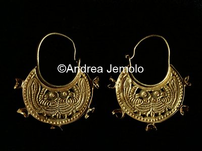 National gallery - Abatellis Palace Earrings with leaning | Andrea Jemolo