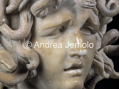 Musei Capitolini Medusa - Profilo destro - Particolare  | Andrea Jemolo