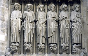 Notre Dame Portal Universal Judgment- Apostles | Andrea Jemolo