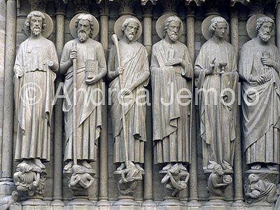 Notre Dame Portal Universal Judgment- Apostles | Andrea Jemolo