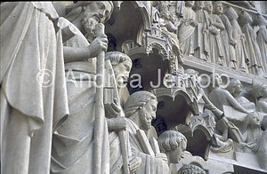 Notre Dame Portal Universal Judgment - Apostles - detail | Andrea Jemolo