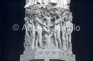 Notre Dame Portal of the Virgo - Adam and Eve | Andrea Jemolo