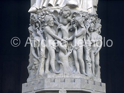 Notre Dame Portal of the Virgo - Adam and Eve | Andrea Jemolo