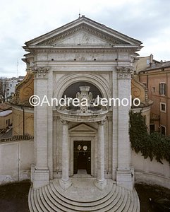 St. Andrea al Quirinale Facade from above | Andrea Jemolo