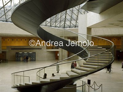 Louvre Museum - Pyramid Staircase | Andrea Jemolo