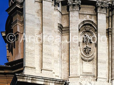 Chiesa di Santi Luca e Martina Particolari dell' ordine superiore | Andrea Jemolo