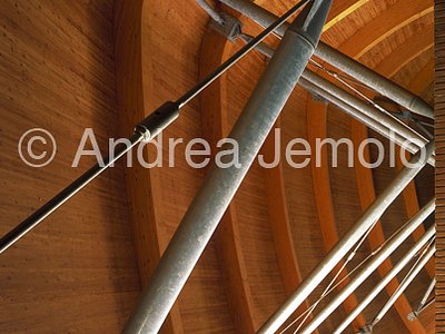 Auditorium Parco della Musica Wooden structure of the coverage | Andrea Jemolo