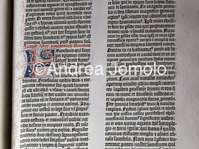 Diocesan museum Bible of Gutenberg - Detail | Andrea Jemolo