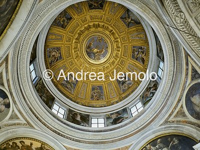 Basilica di Santa Maria del Popolo Cappella Chigi - Cupola | Andrea Jemolo