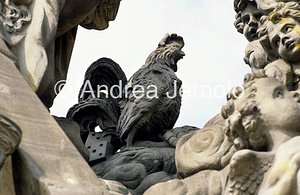 Charles Bridge Statue of the Madonna attending to St. Bernard - Detail | Andrea Jemolo