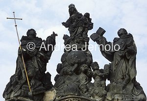 Charles Bridge Lady with St. Saint Dominic and St.Thomas | Andrea Jemolo