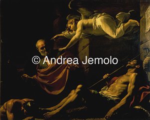 Gemaldegalerie Alte Meister The liberation of St. Peter from the jail | Andrea Jemolo