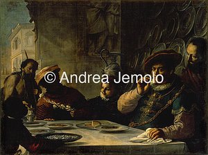 Barberini palace Banquet of the rich Epulonis | Andrea Jemolo