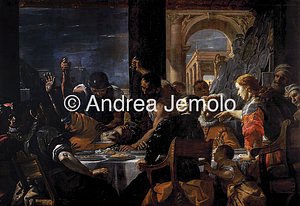 Museum of Capodimonte The lunch of Absalon | Andrea Jemolo