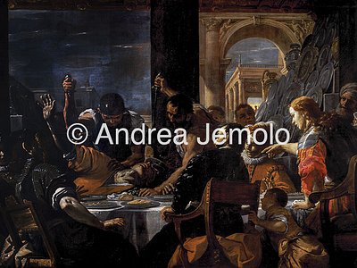 Museum of Capodimonte The lunch of Absalon | Andrea Jemolo