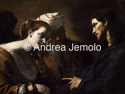 National gallery - Abatellis Palace Christ and the adulteress | Andrea Jemolo