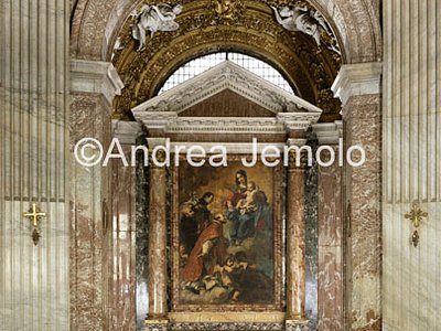 St. Andrea al Quirinale Chapel of Founding Saints or of St. Ignatius of Loyola | Andrea Jemolo