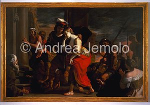 Private collection The abduction of Dinah | Andrea Jemolo
