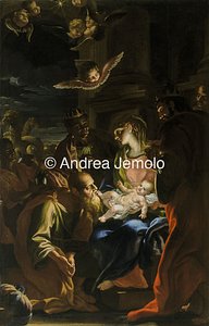 Chiesa di Sant'Andrea al Quirinale Adorazione dei pastori | Andrea Jemolo