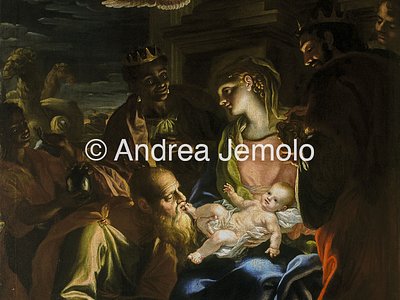 St. Andrea al Quirinale Adoration of the shepherds | Andrea Jemolo