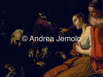 Pinacoteche of Arnone Palace Jacob, Laban and his flock, Leah and Rachel | Andrea Jemolo