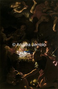 Chiesa di Sant'Andrea al Quirinale Adorazione dei pastori | Andrea Jemolo