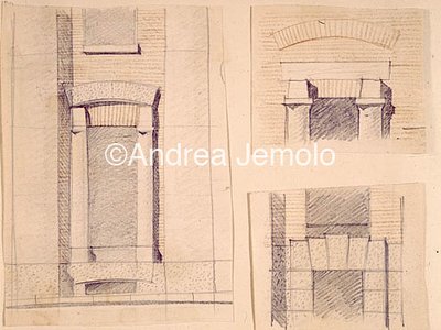 Quaroni Archive Sketches from Block notes | Andrea Jemolo
