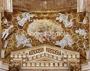 St. Andrea al Quirinale Fresco in the vault of chapel of St. Stanislaus | Andrea Jemolo