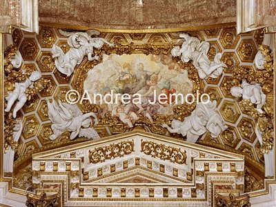 St. Andrea al Quirinale Fresco in the vault of chapel of St. Stanislaus | Andrea Jemolo