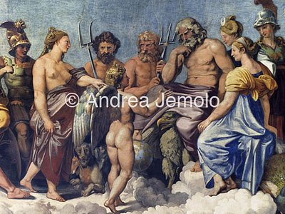 Villa Farnesina Favola di Psiche - Concilio degli dei - Particolare | Andrea Jemolo