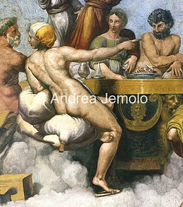 Villa Farnesina Fable of Psyche - Council of the goddess - Detail | Andrea Jemolo