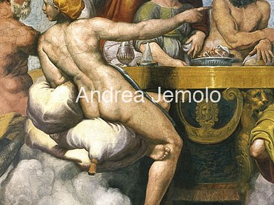 Villa Farnesina Favola di Psiche - Concilio degli dei - Particolare | Andrea Jemolo