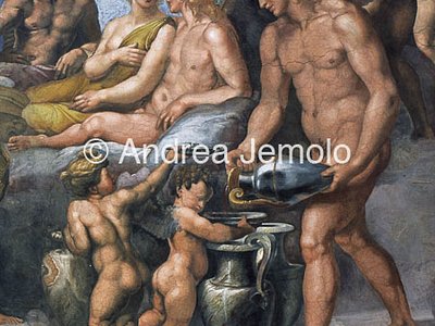 Villa Farnesina Favola di Psiche - Concilio degli dei - Particolare | Andrea Jemolo