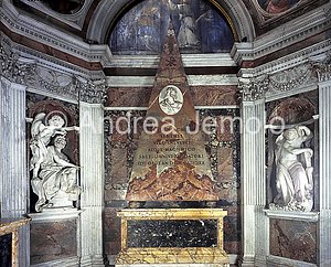 Santa Maria del Popolo Chigi chapel - Tomb of Agostino Chigi | Andrea Jemolo