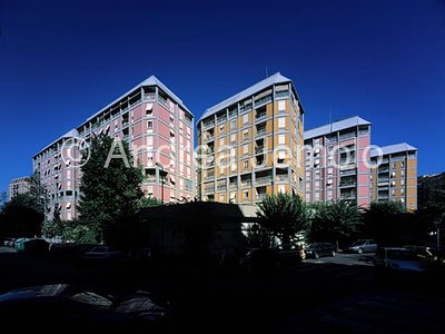 Houses-tower of INA Insurances General view from ovest | Andrea Jemolo