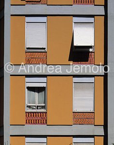 Houses-tower of INA Insurances Façade - Detail | Andrea Jemolo