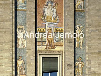 Piazza Augusto Imperatore The Myth of Rome - Mosaic | Andrea Jemolo